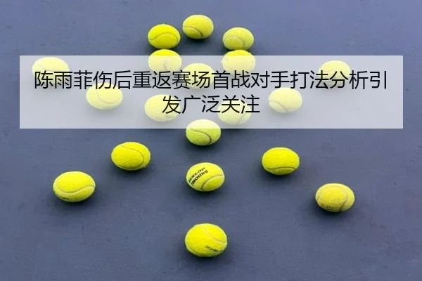 陈雨菲伤后重返赛场首战对手打法分析引发广泛关注